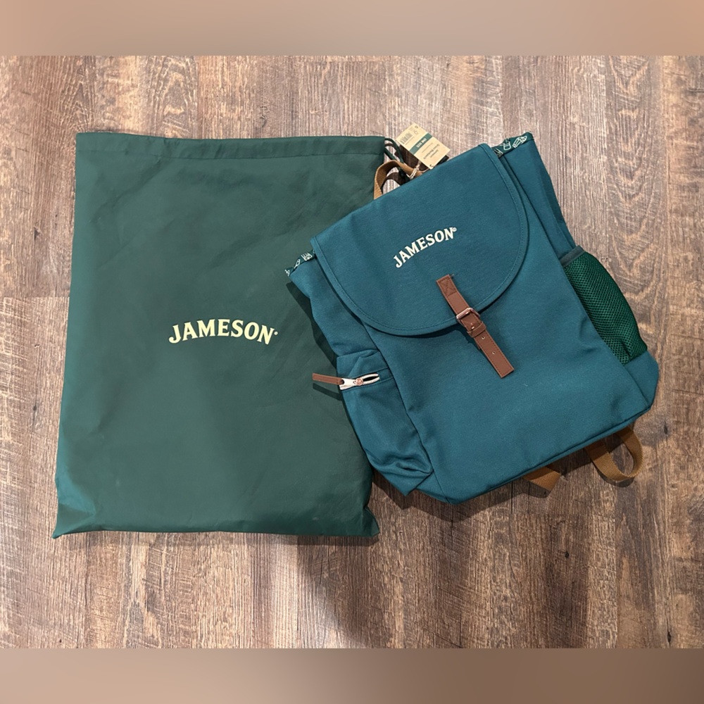 Jameson Irish Whiskey Green Backpack